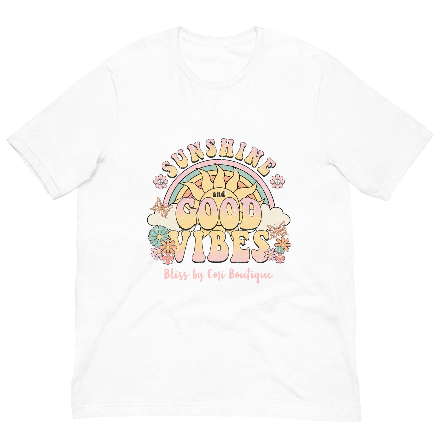 Bella Canvas Tee - Sunshine & Good Vibes