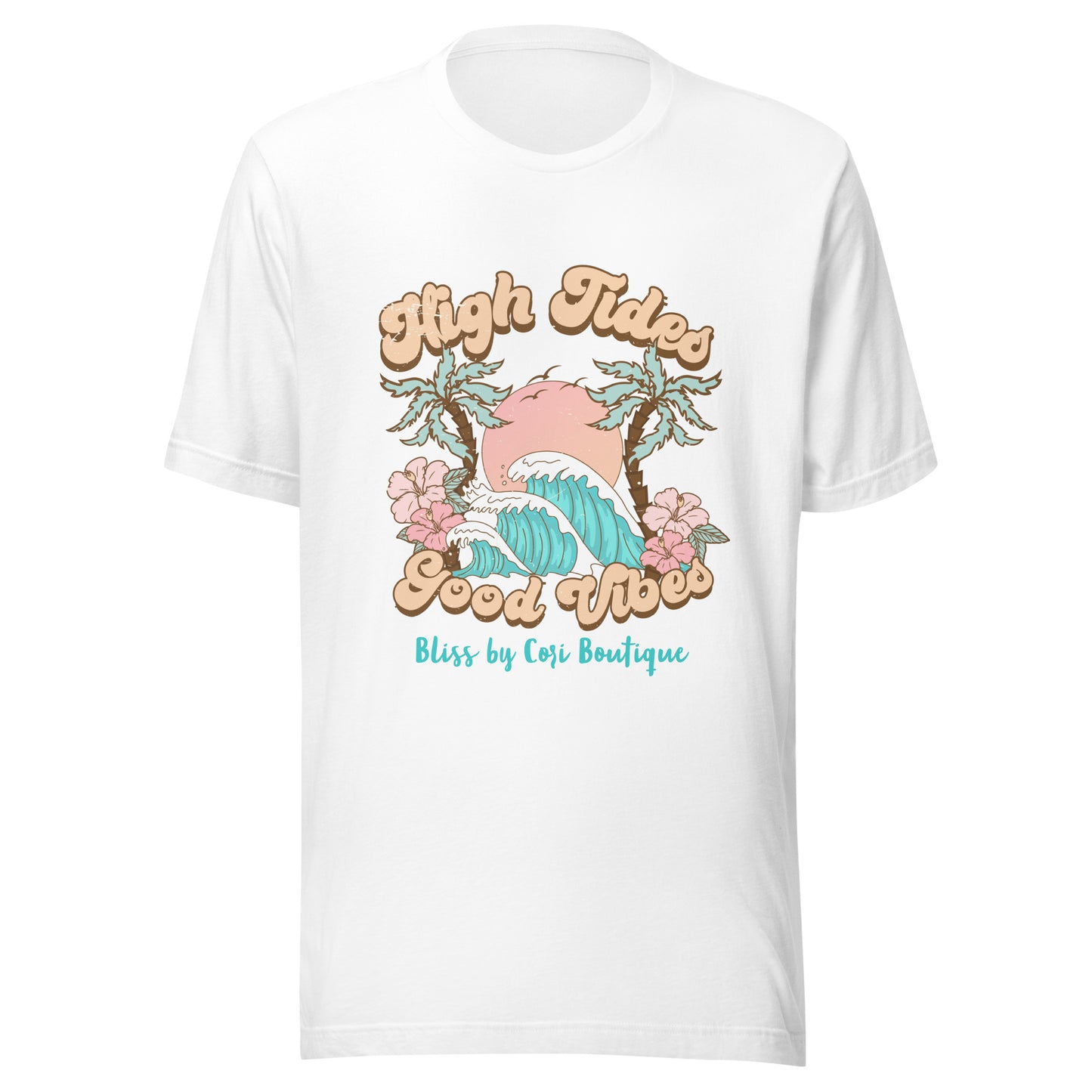 Bella Canvas Tee - High Tides Good Vibes