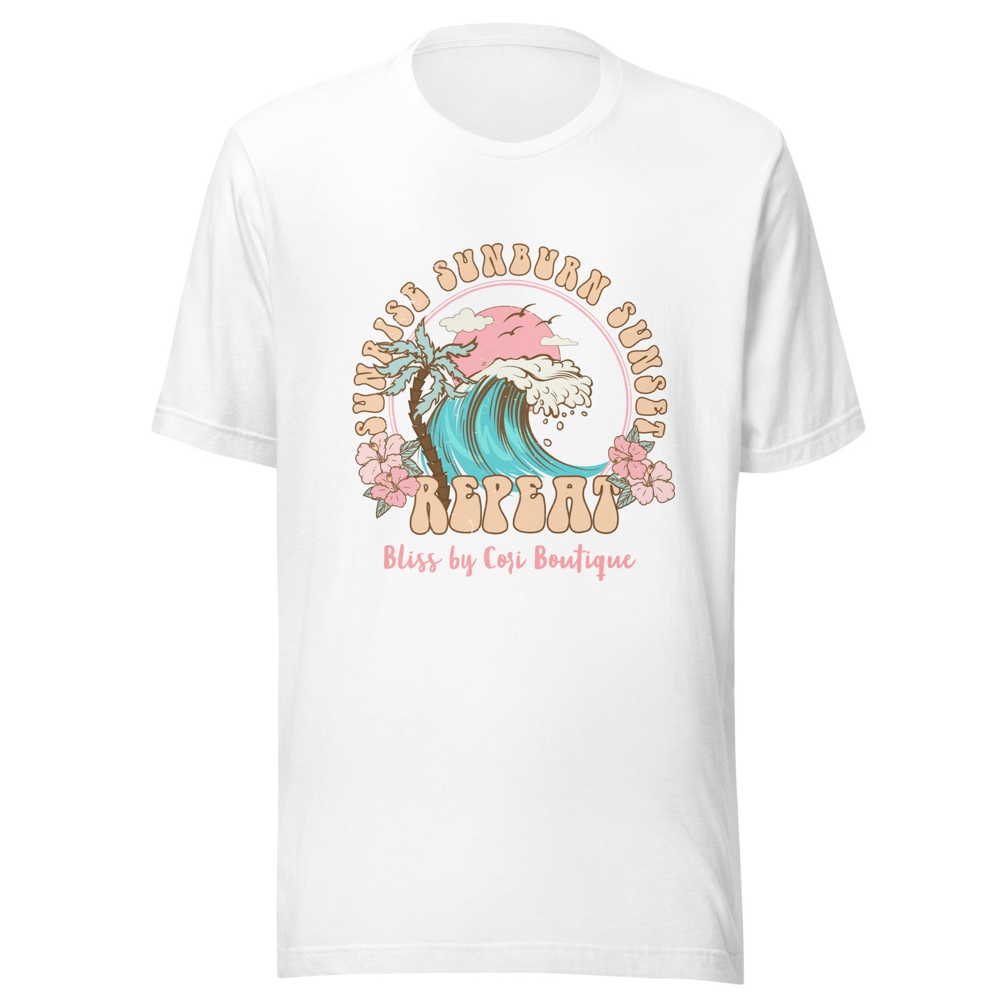 Bella Canvas Tee - Sunrise Sunburn Sunset Repeat