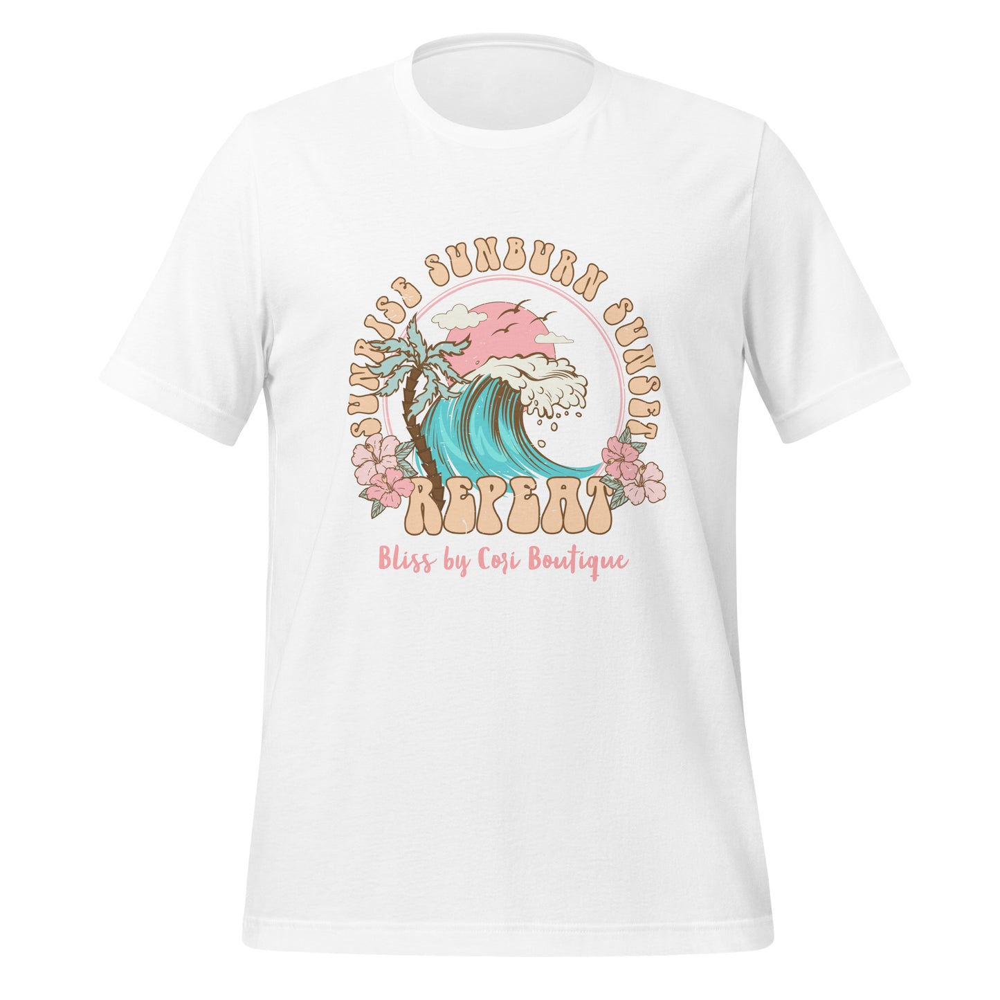 Bella Canvas Tee - Sunrise Sunburn Sunset Repeat