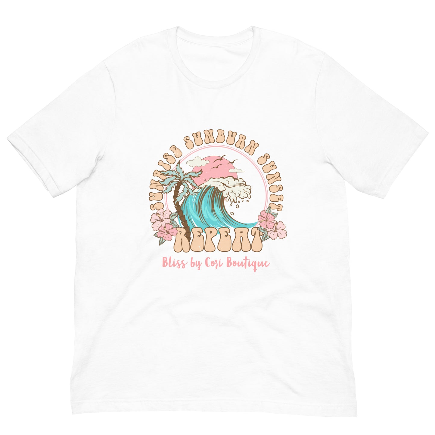 Bella Canvas Tee - Sunrise Sunburn Sunset Repeat