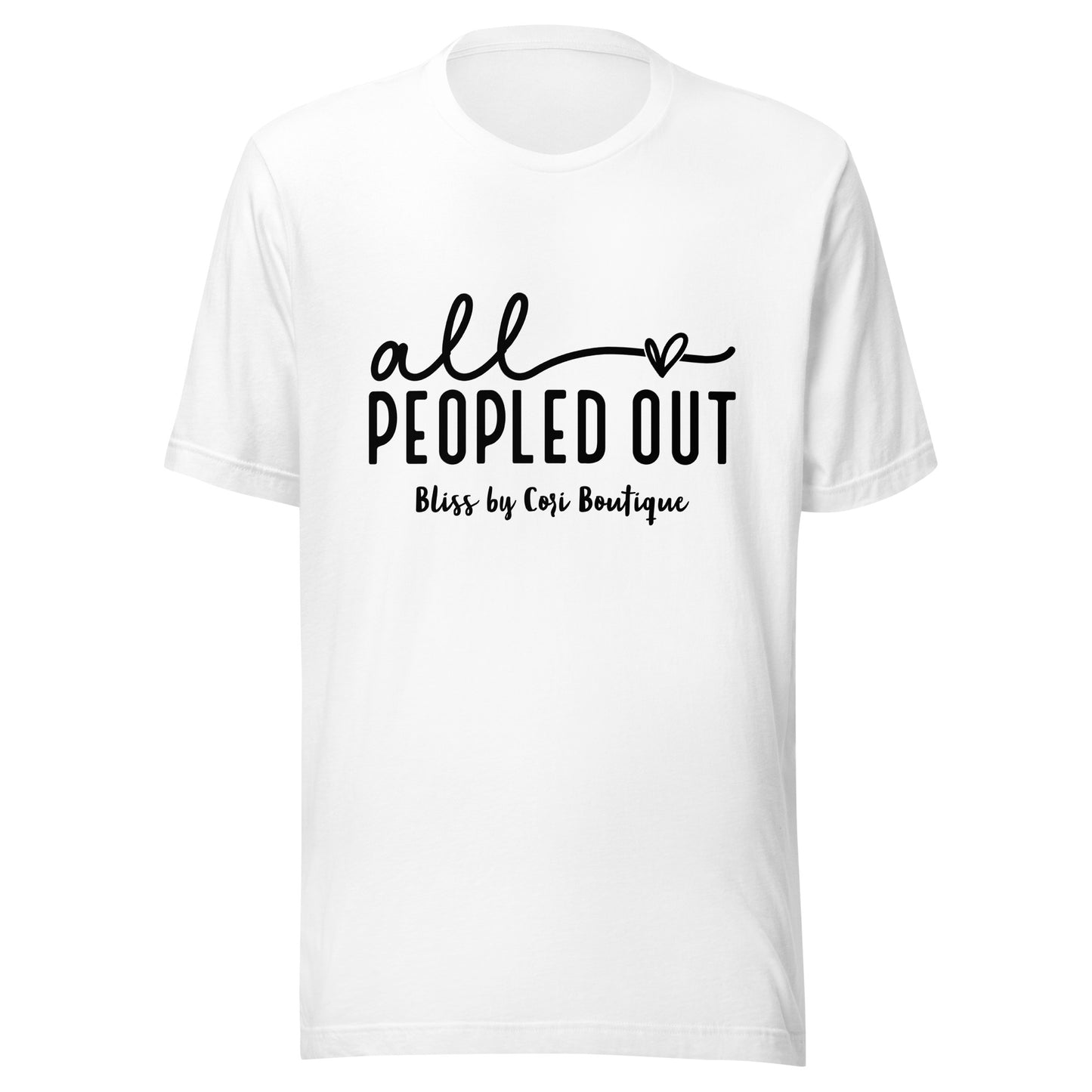 Bella Canvas Tee - All Peopled Out