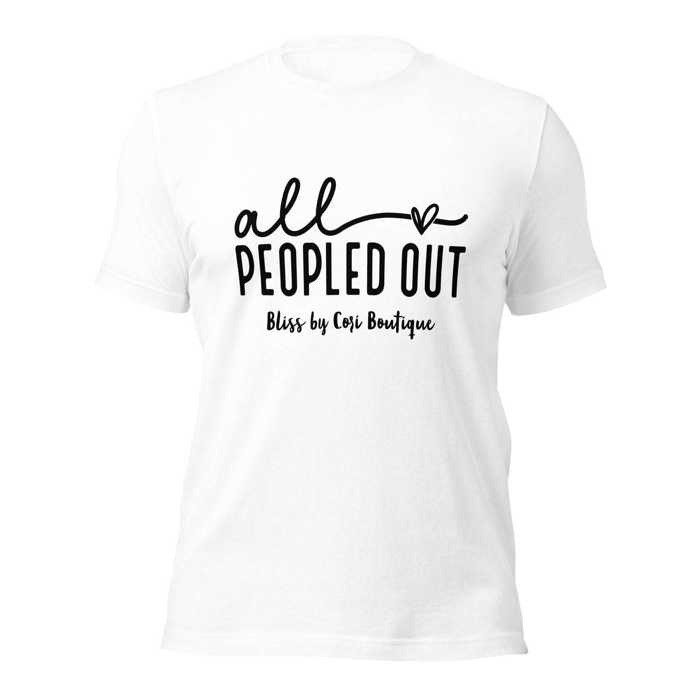 Bella Canvas Tee - All Peopled Out