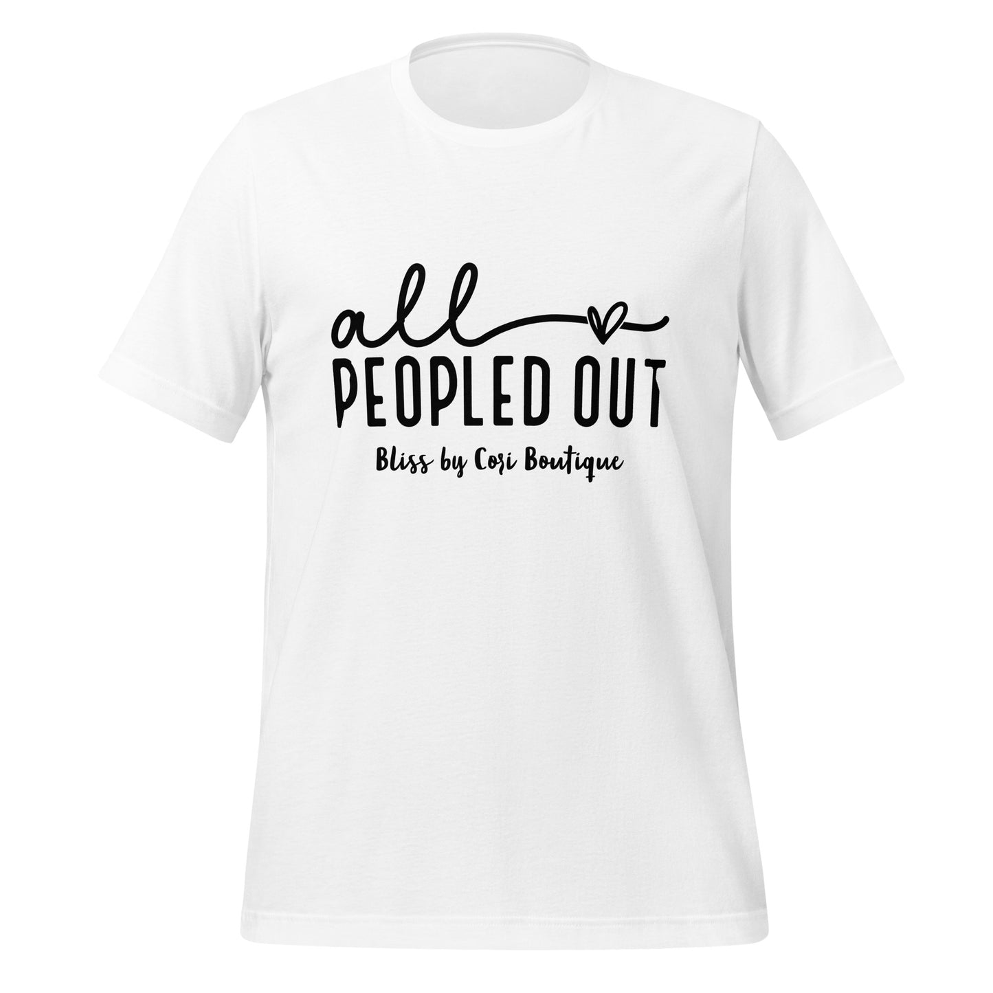 Bella Canvas Tee - All Peopled Out