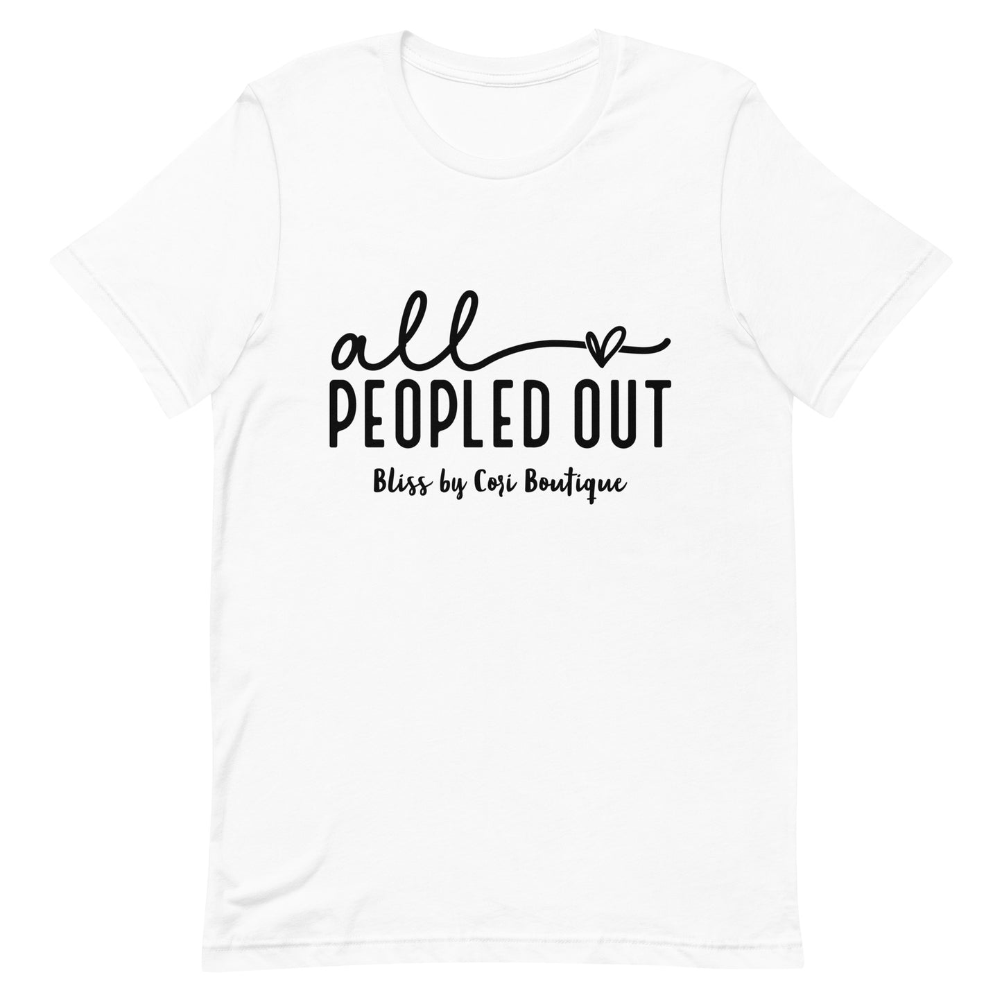 Bella Canvas Tee - All Peopled Out