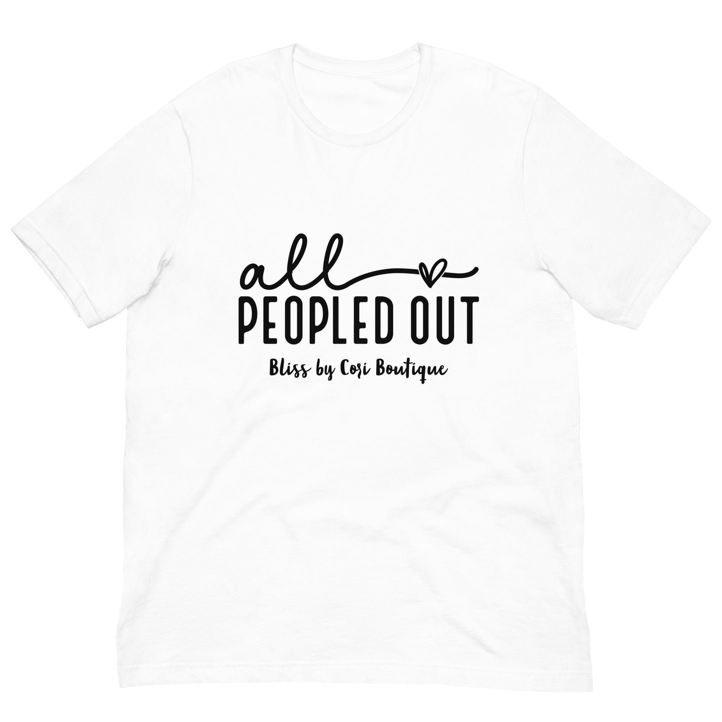 Bella Canvas Tee - All Peopled Out