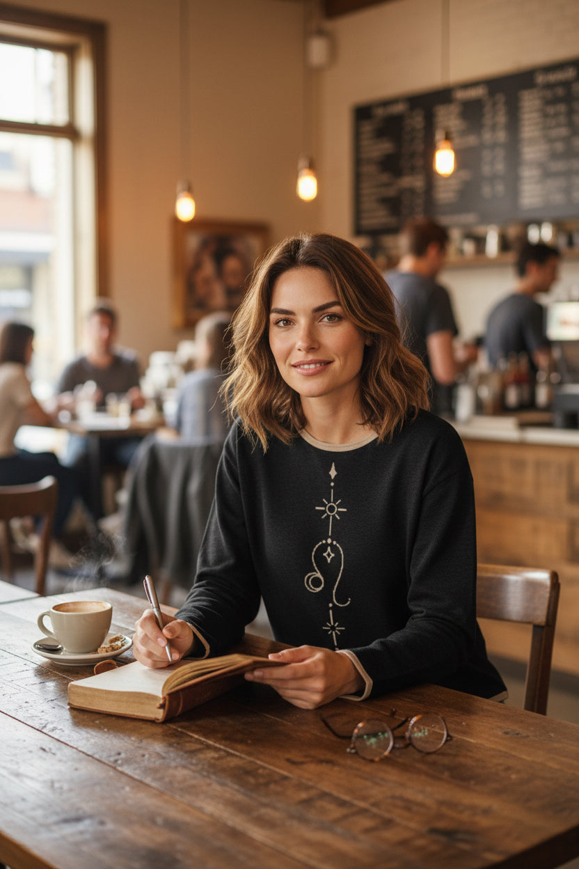 Leo Zodiac Personalized Knit Sweater