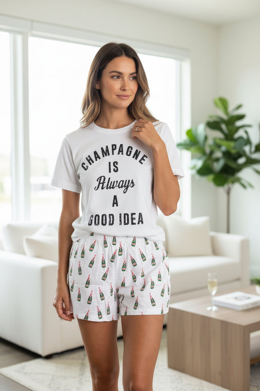 Champagne Is Always A Good Idea T Shirt