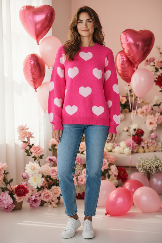 Valentine's Day Heart Sweater