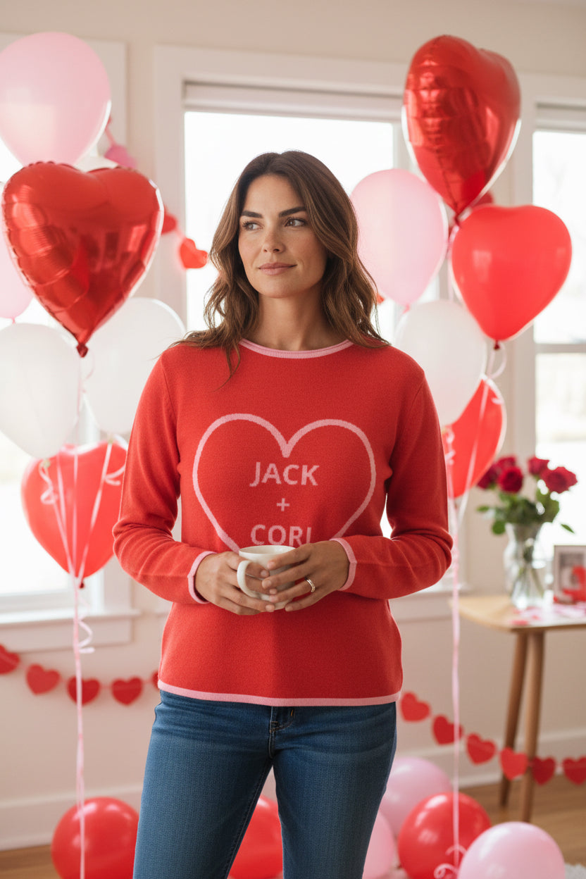 Personalized Name Knit Sweater