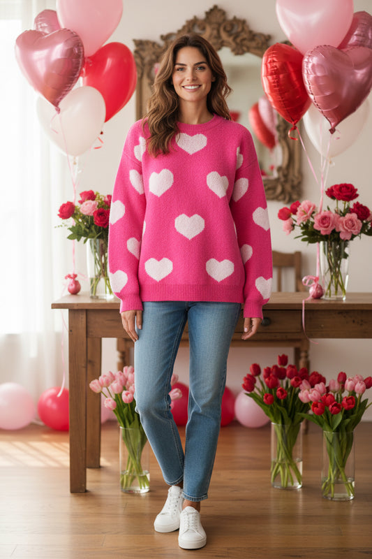 Valentine's Day Heart Sweater
