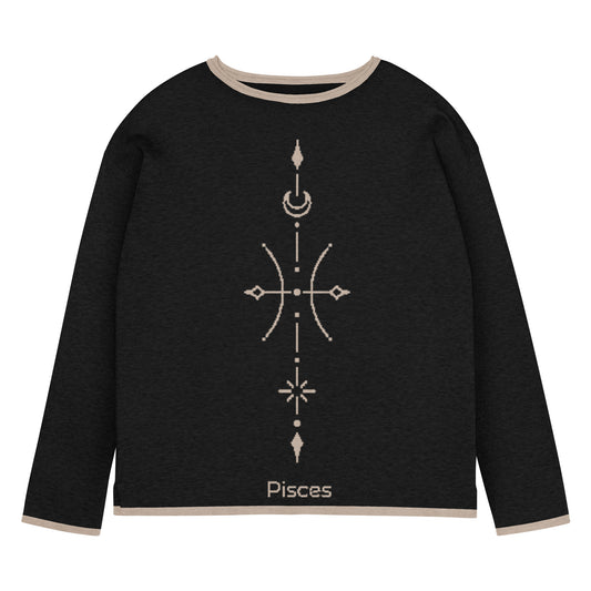 Pisces Zodiac Personalized Knit Sweater