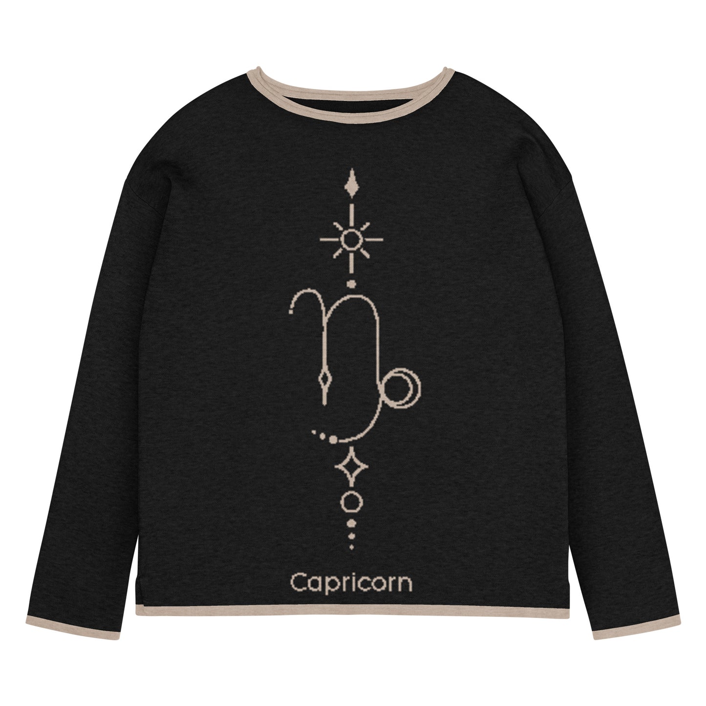 Capricorn Zodiac Personalized Knit Sweater