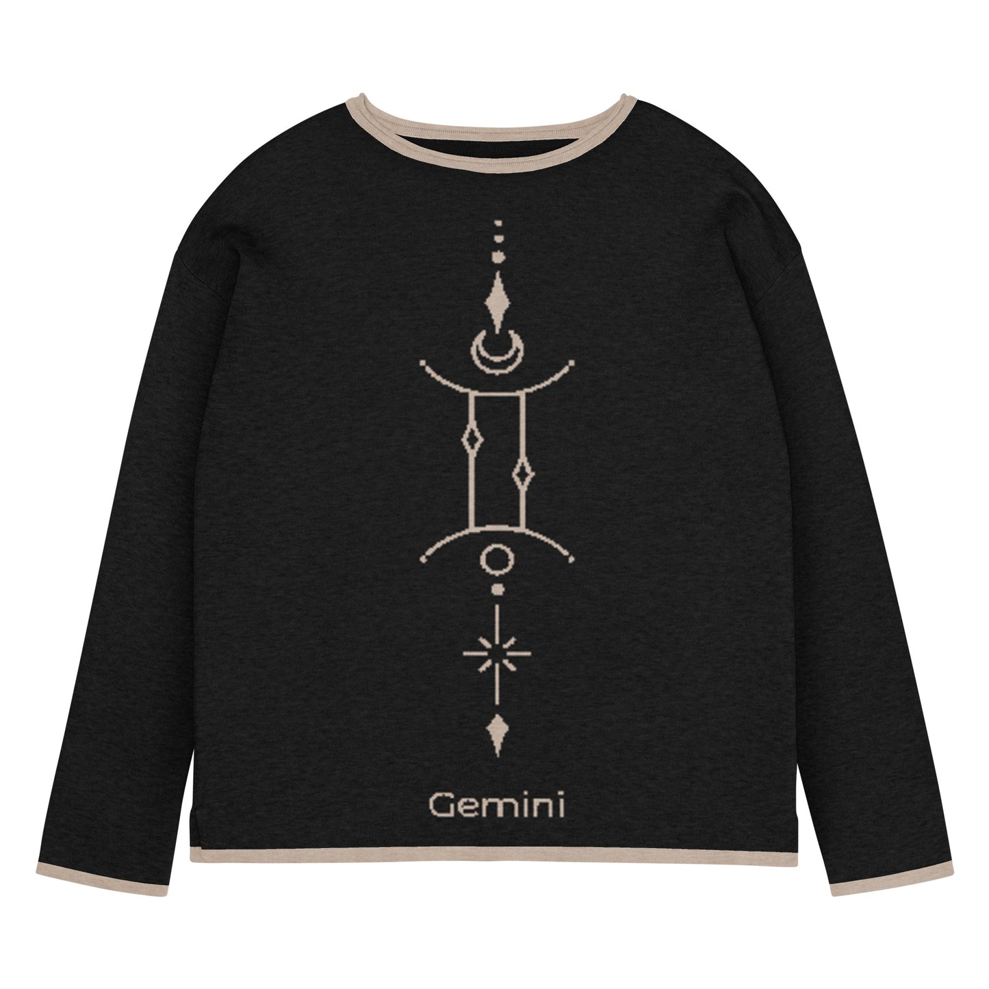 Gemini Zodiac Personalized Knit Sweater