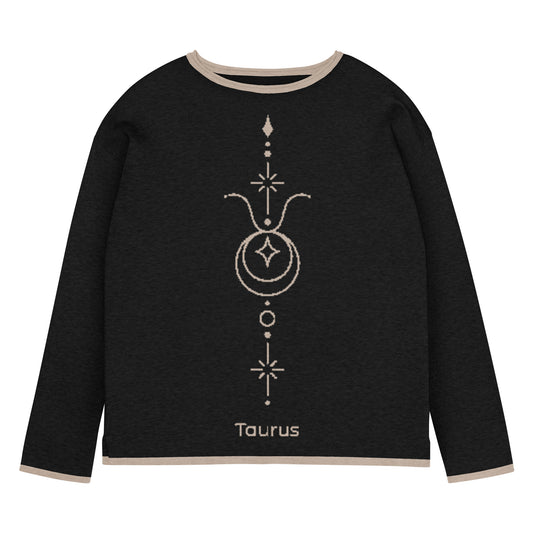 Taurus Zodiac Personalized Knit Sweater
